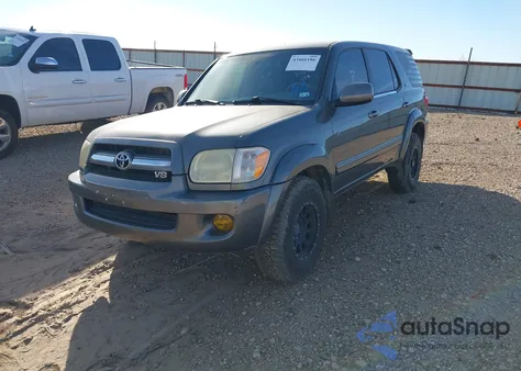 2005 Toyota Sequoia Limited V8 z USA, uszkodzony, nr VIN 5TDBT48AX5S235465